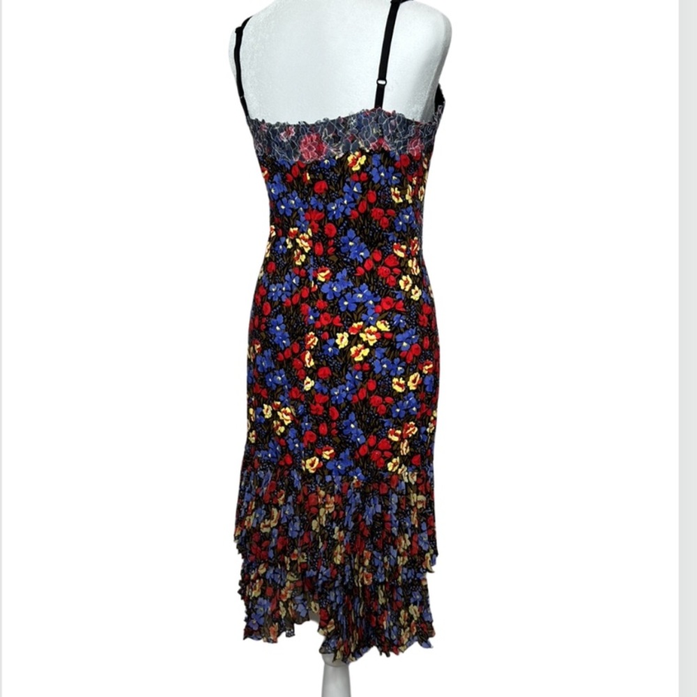 ❤️ Vintage Mariella Burani Per AMULETI Floral Tank Dress - Picture 5 of 15